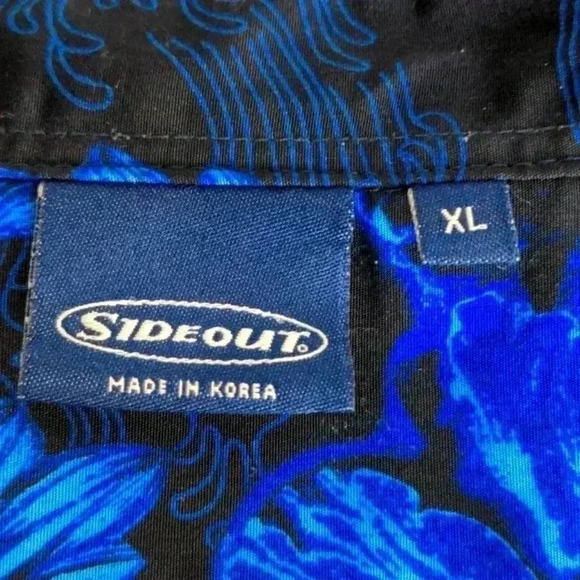 Sideout Men's XL Hawaiian shirt - Picture 5 of 6